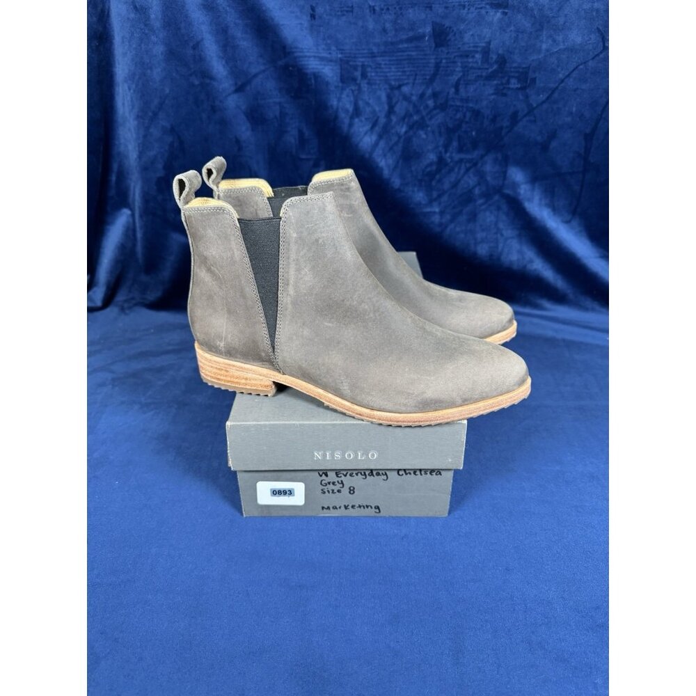 Nisolo Everyday Chelsea Boot Grey Women's 8 0893